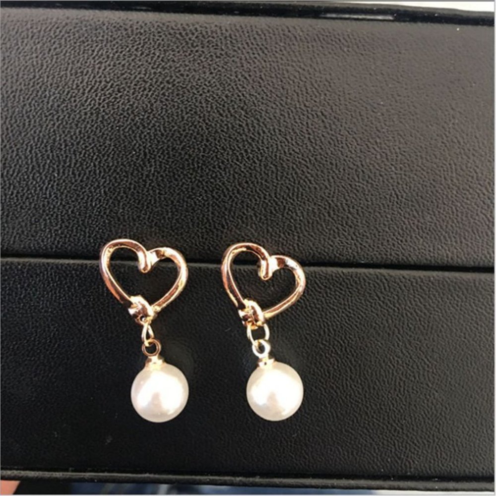 Korean Style Trendy Dangle Earrings - Pearls